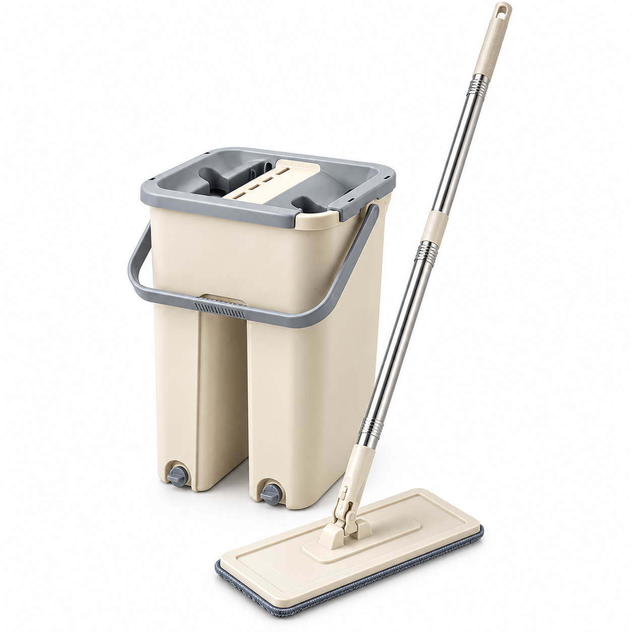 Набор для уборки Scratch Cleaning Mop Бежевый (42268) Набор для уборки Scratch Cleaning Mop Бежевый (42268)