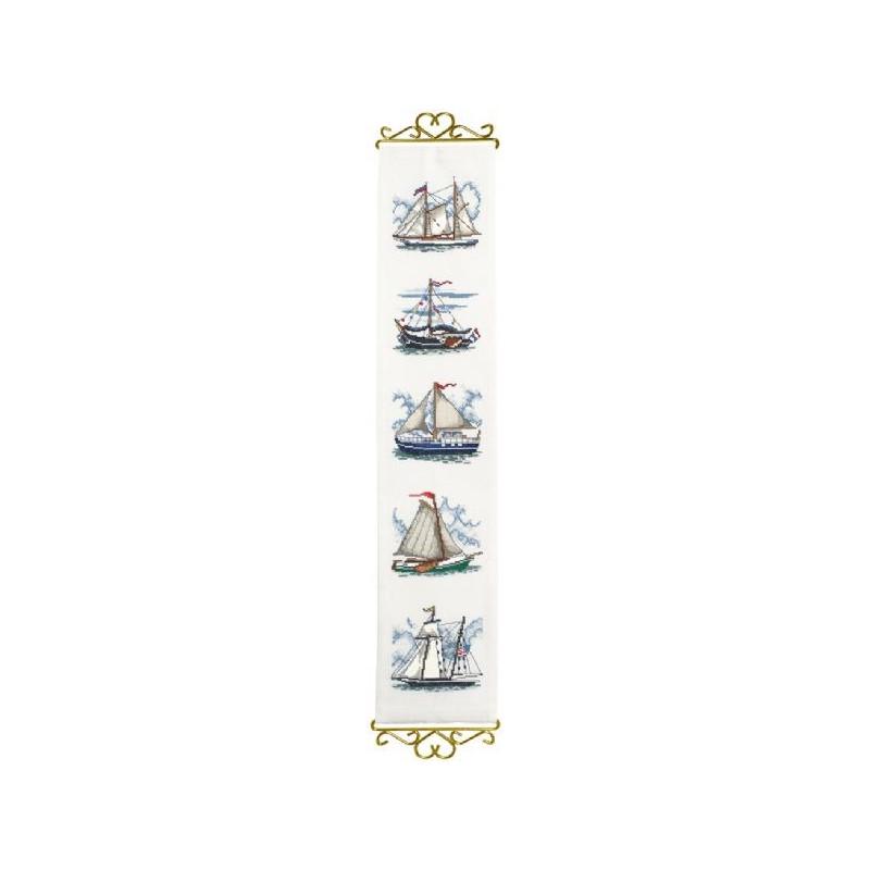 Набор для вышивания крестиком Permin 35-8598 Boats (23362) Набор для вышивания крестиком Permin 35-8598 Boats (23362)