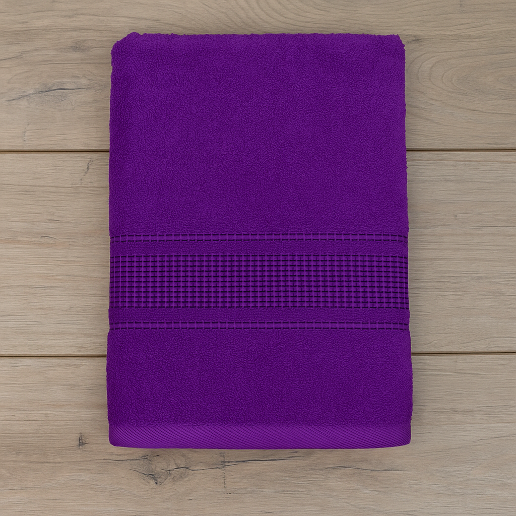 Рушник махровий Aisha Royal 70х140 см Фіолетовий (25898070)