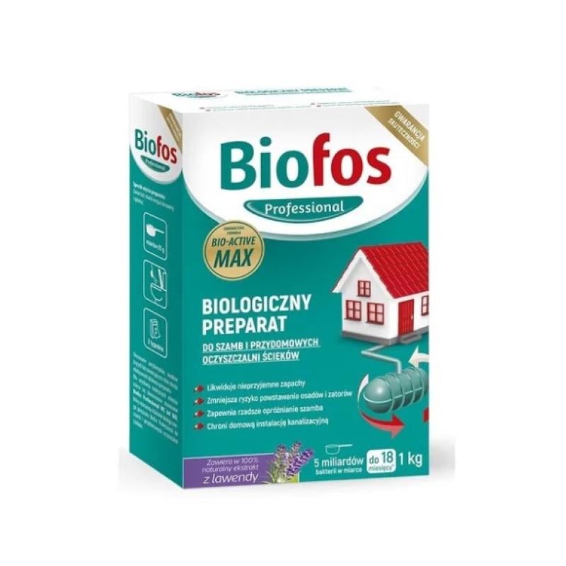 Средство для септиков и выгребных ям Biofos Professional Лаванда с пробиотиком 1 кг (1 кг)