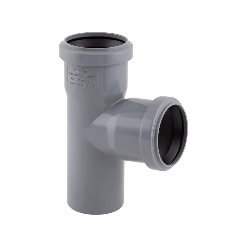 Тройник канализационный TA Sewage PPR 50 мм 90° (TASTRPP9050) Тройник канализационный TA Sewage PPR 50 мм 90° (TASTRPP9050)