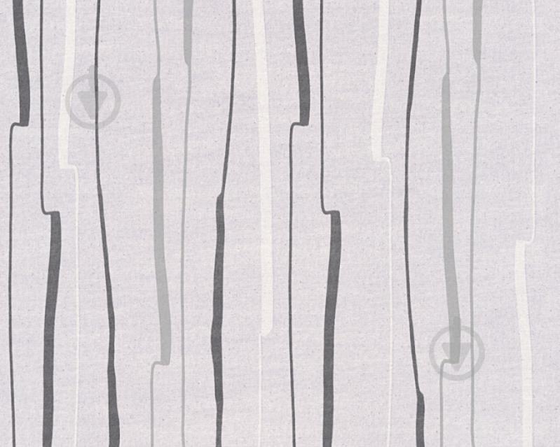 Флізелінові шпалери A.S.CREATION URBAN FLOWERS 32796-1 Чорні-Сірі-Білі