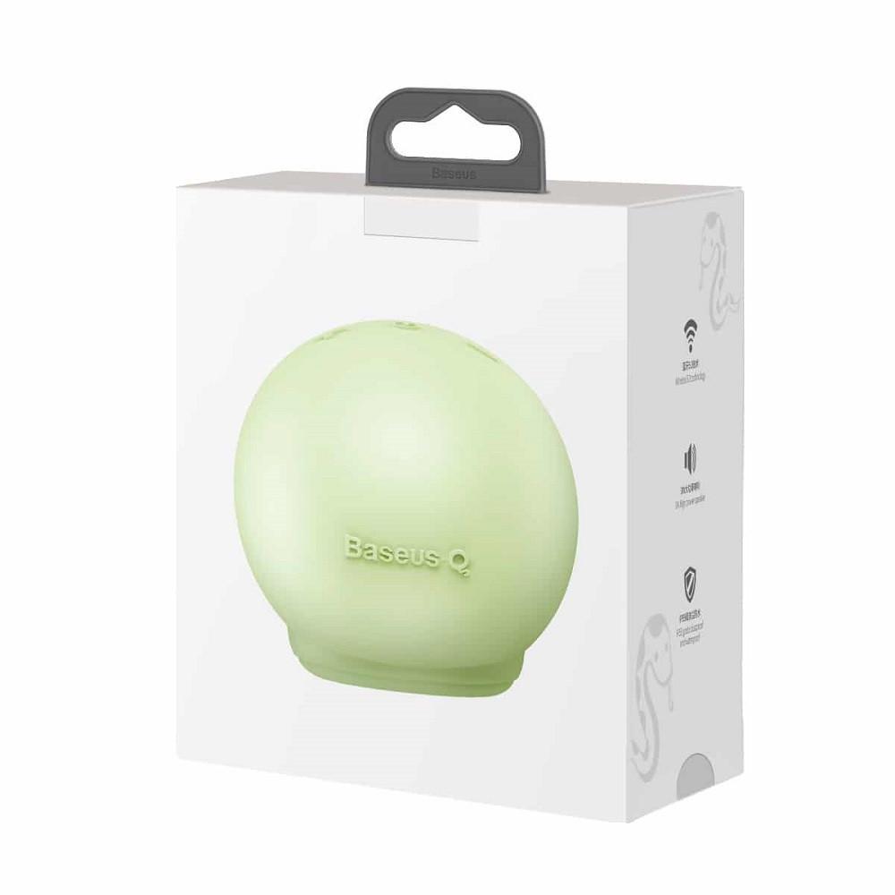 Портативна колонка Bluetooth Baseus Chinese Zodiac Wireless Speaker-Snake E06 Green (135268) - фото 6