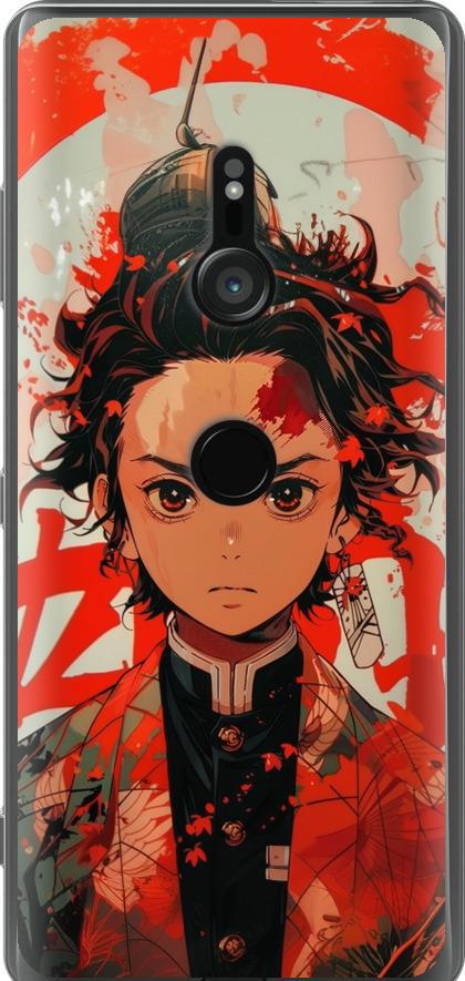 Чехол на Sony Xperia XZ3 H9436 Тандзиро Камадо (6131u-1540-42517) Чехол на Sony Xperia XZ3 H9436 Тандзиро Камадо (6131u-1540-42517)