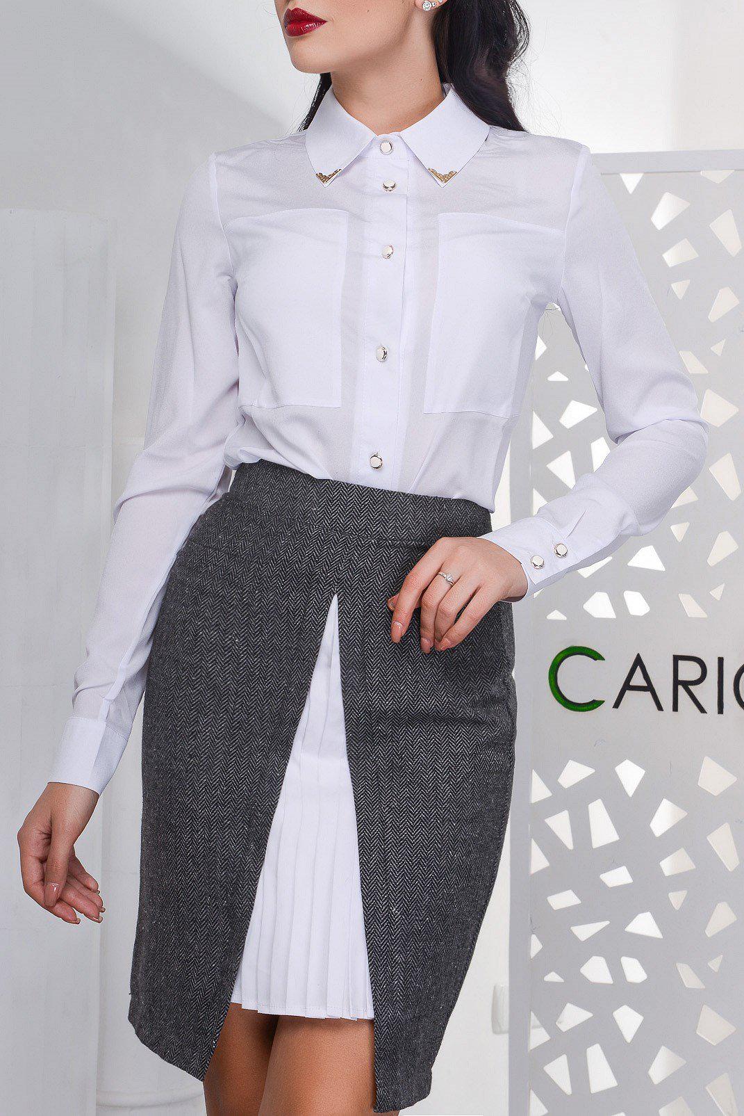 Юбка Carica UB-3225-8 XS Темно-серый (2000002007661) - фото 1 Юбка Carica UB-3225-8 XS Темно-серый (2000002007661) - фото 1