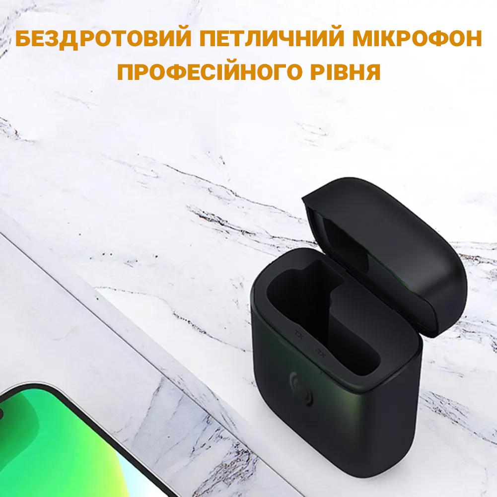 Микрофон беспроводной петличный Savetek P31 Type-C для смартфонов Android с зарядным кейсом до 20 м - фото 12