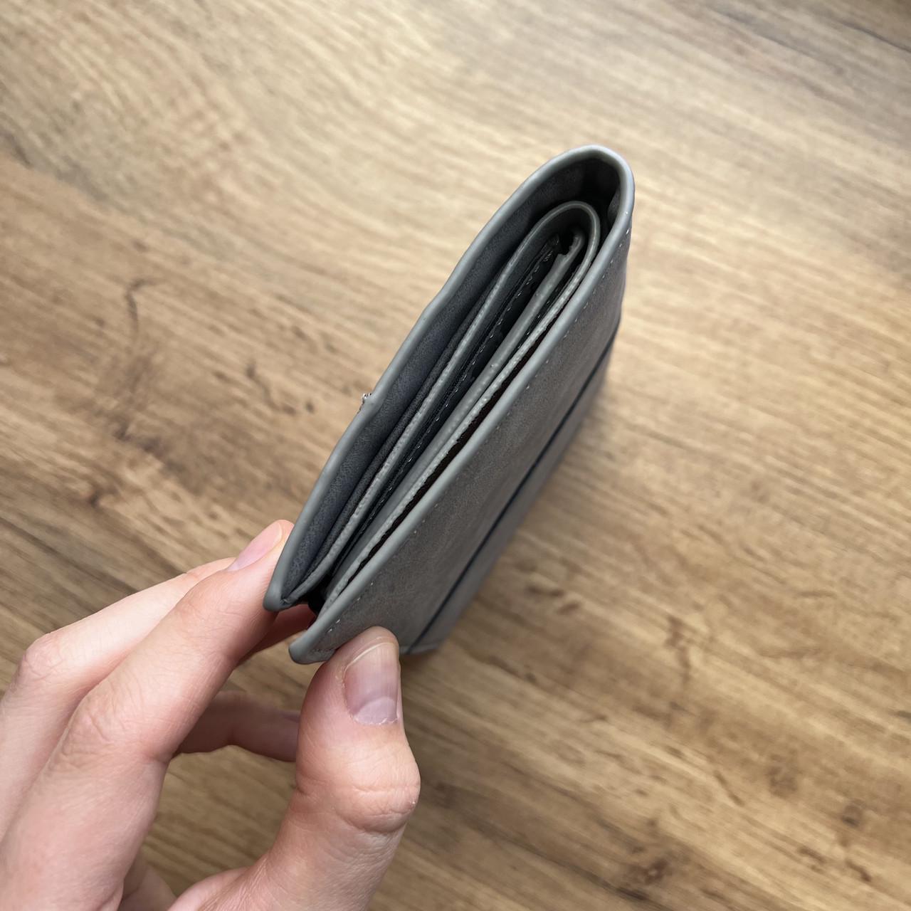 Кошелек вертикальный с монетницей Baellerry Серый (w022-4) - фото 7 Кошелек вертикальный с монетницей Baellerry Серый (w022-4) - фото 7