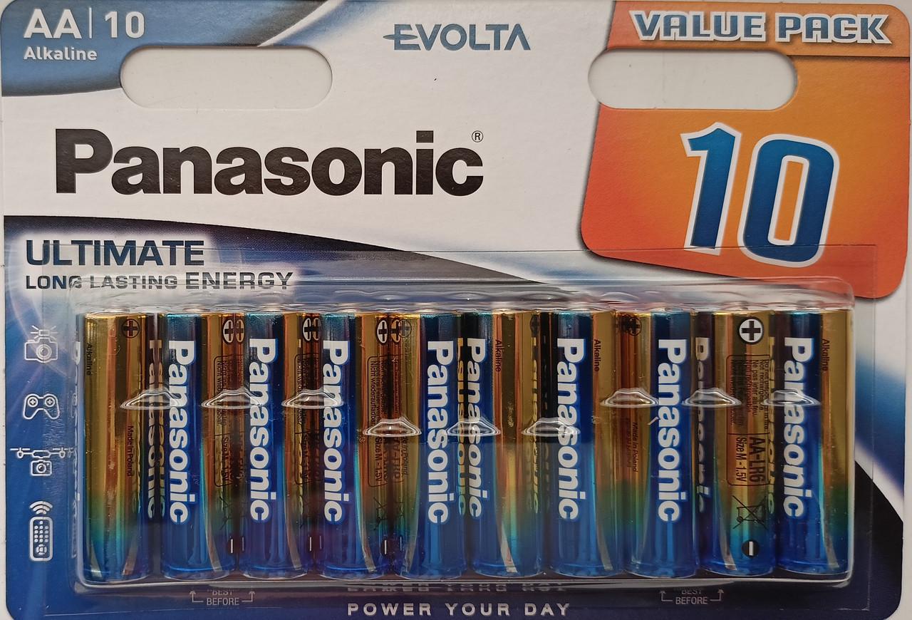 Батарейка PANASONIC LR6/AA  EVOLTA ULTIMATE LONGEST LASTING 10 шт