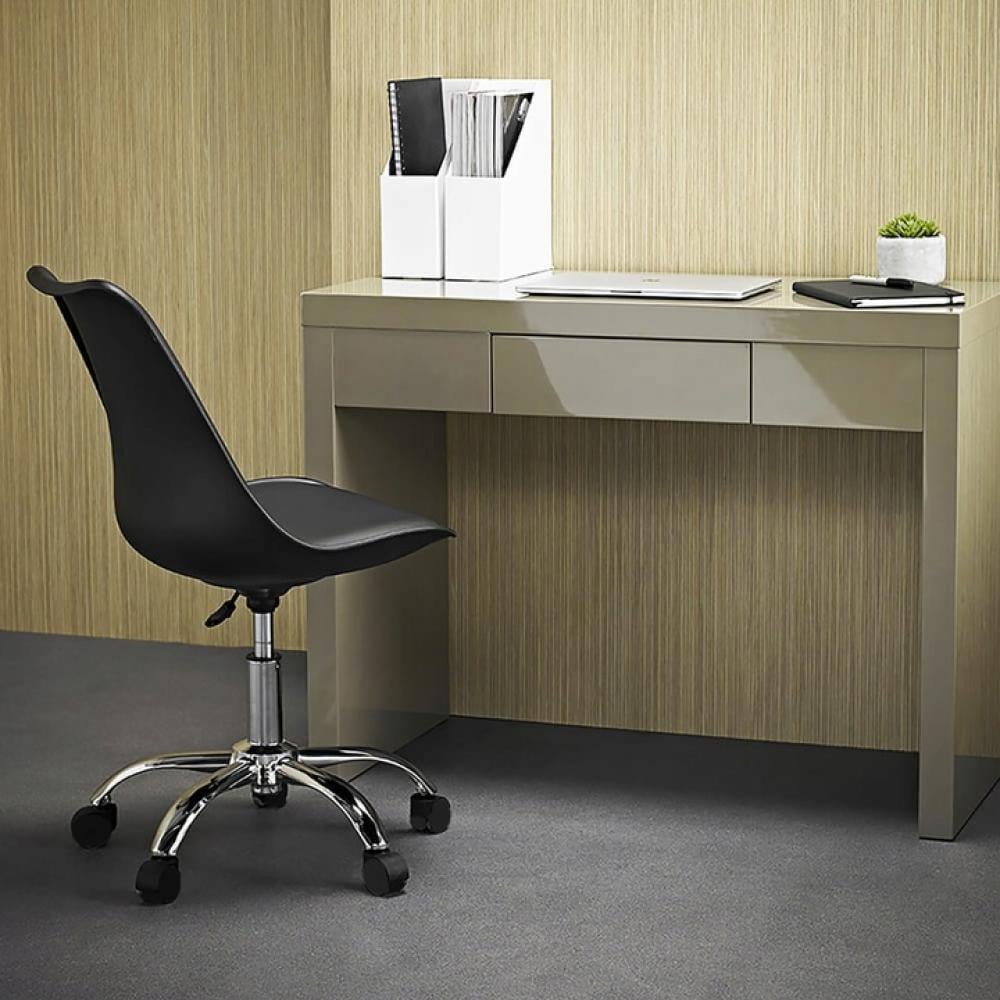 Крісло офісне комп'ютерне Bonro B-487 на колесах Чорний (3536) - фото 11