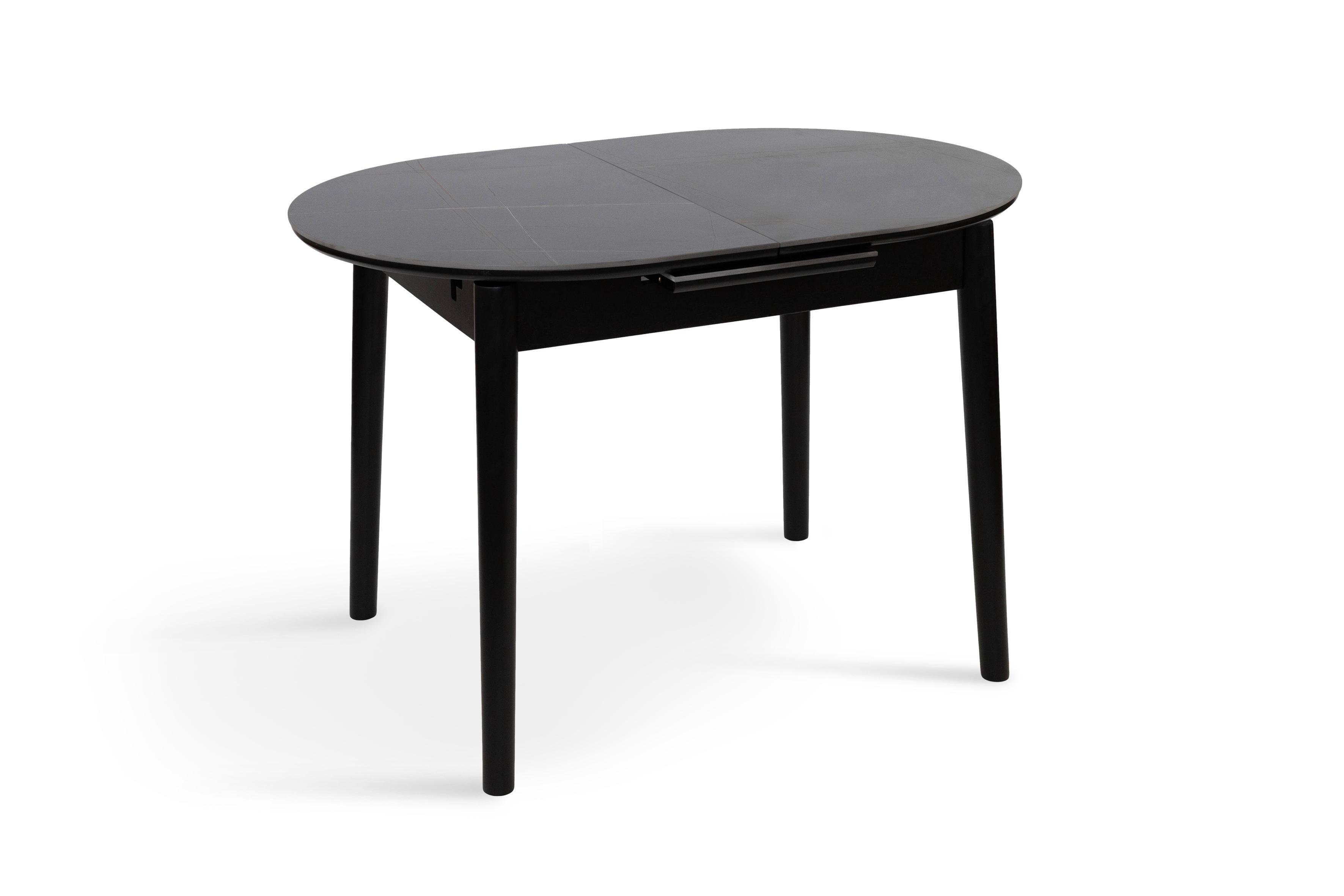 Обеденный стол Грейс Титан 1100/1400х750х760 мм Черный (GAА0055975) - фото 3 Обеденный стол Грейс Титан 1100/1400х750х760 мм Черный (GAА0055975) - фото 3