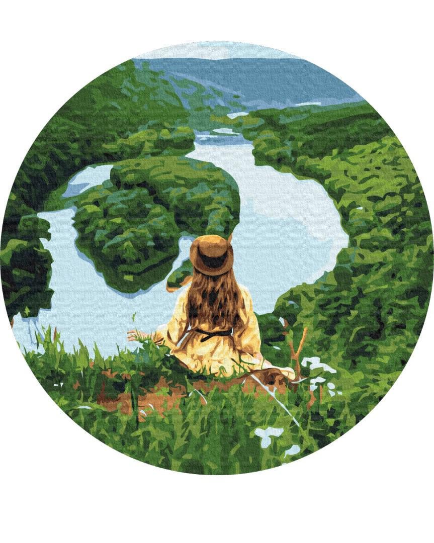 Картина по номерам Brushme Вид на гармонию 40 см (RC00070L) Картина по номерам Brushme Вид на гармонию 40 см (RC00070L)