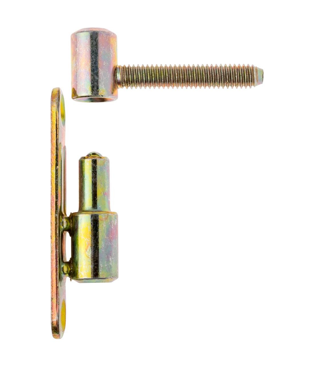 Петля ввертная OTLAV P09 d 13 штированая на планке бихром (P09130A) Петля ввертная OTLAV P09 d 13 штированая на планке бихром (P09130A)