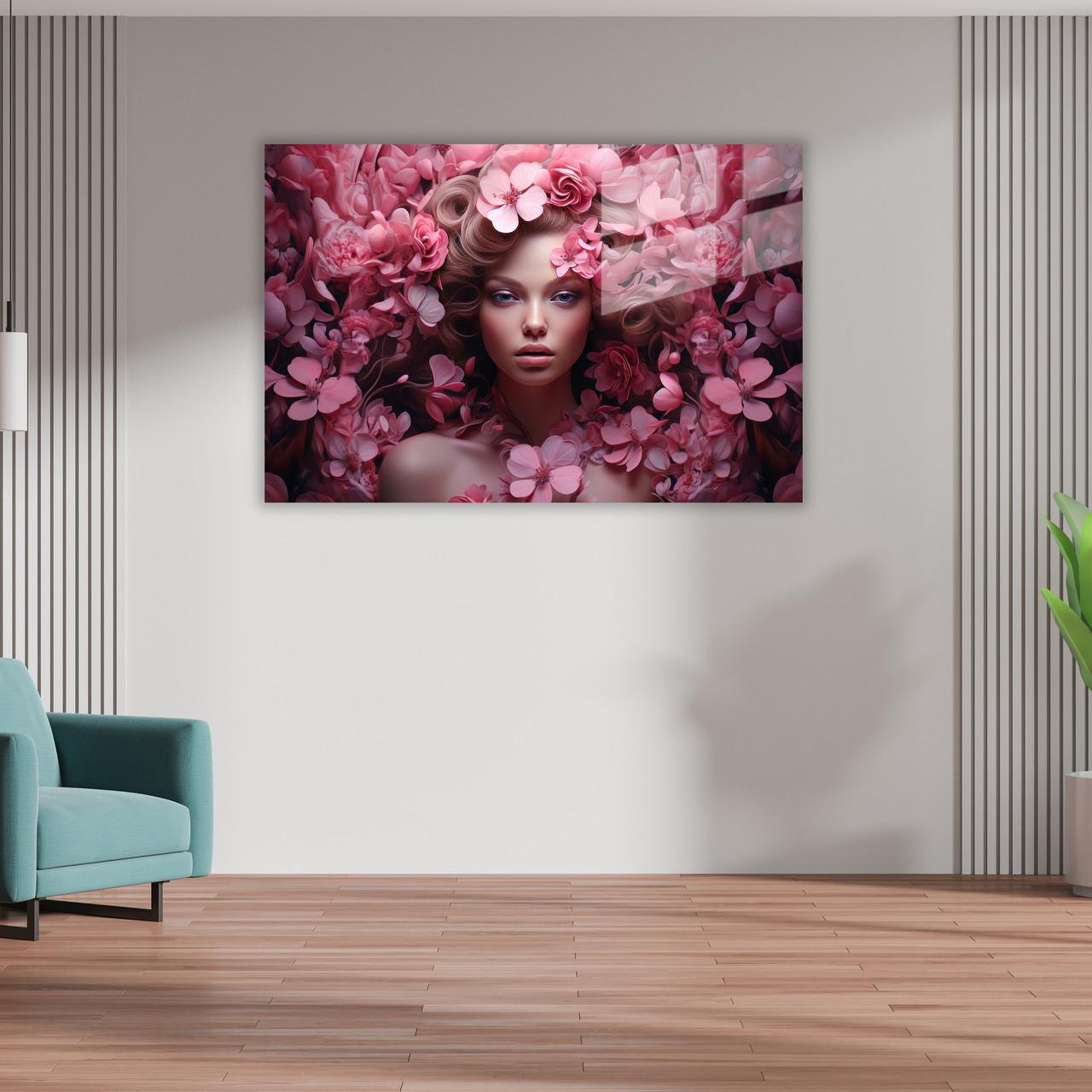 Картина на стекле NovellaPrint Цветочная королева 120х80 см (4007.4) Картина на стекле NovellaPrint Цветочная королева 120х80 см (4007.4)