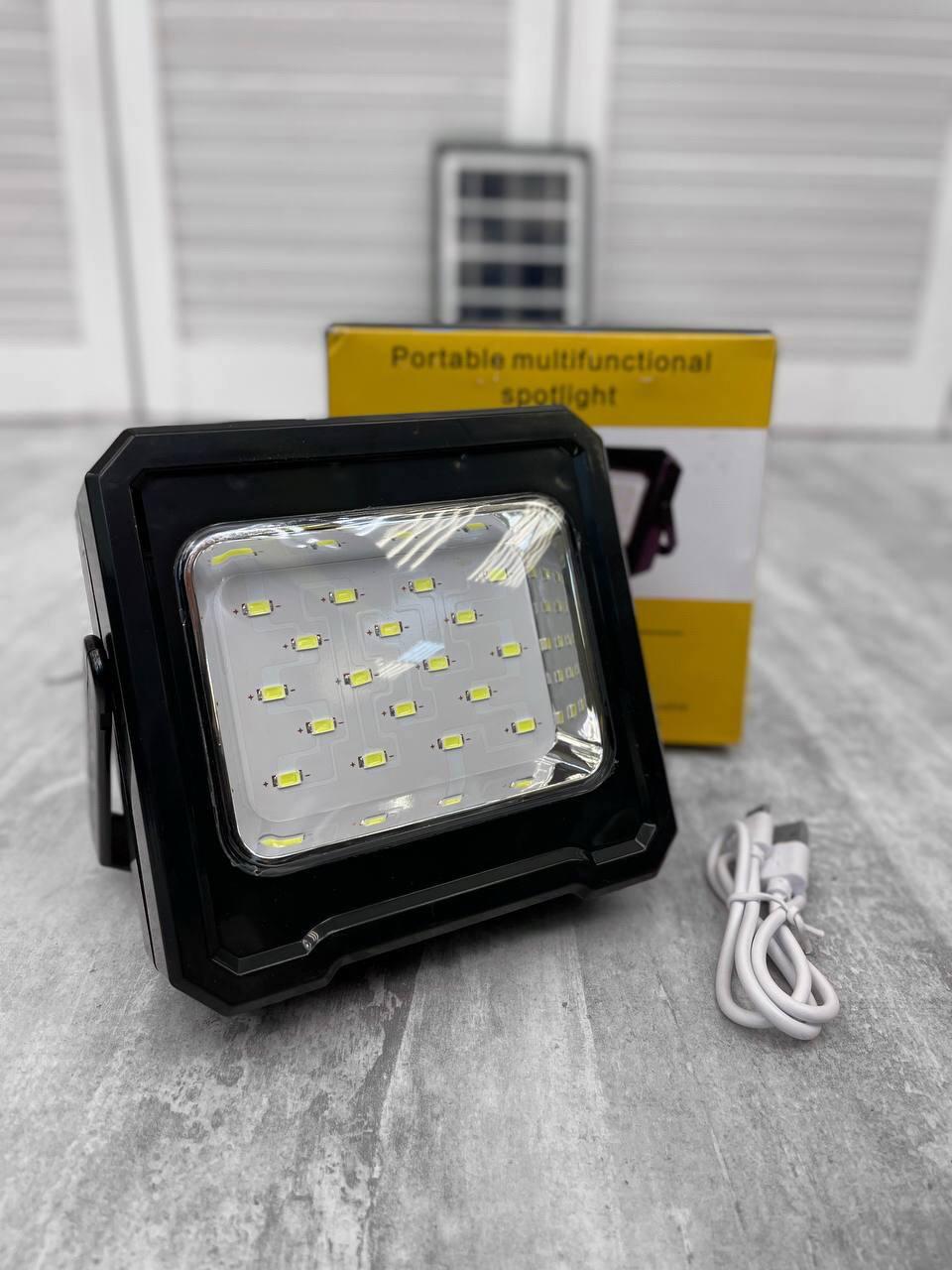 Прожектор светодиодный на солнечной панели (4323)