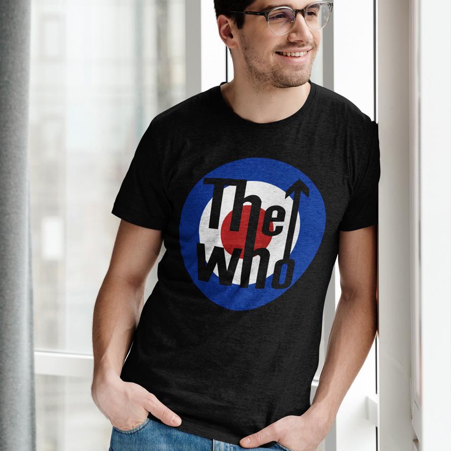 Футболка унисекс The Who Logo 4XL Черный (00000010324)