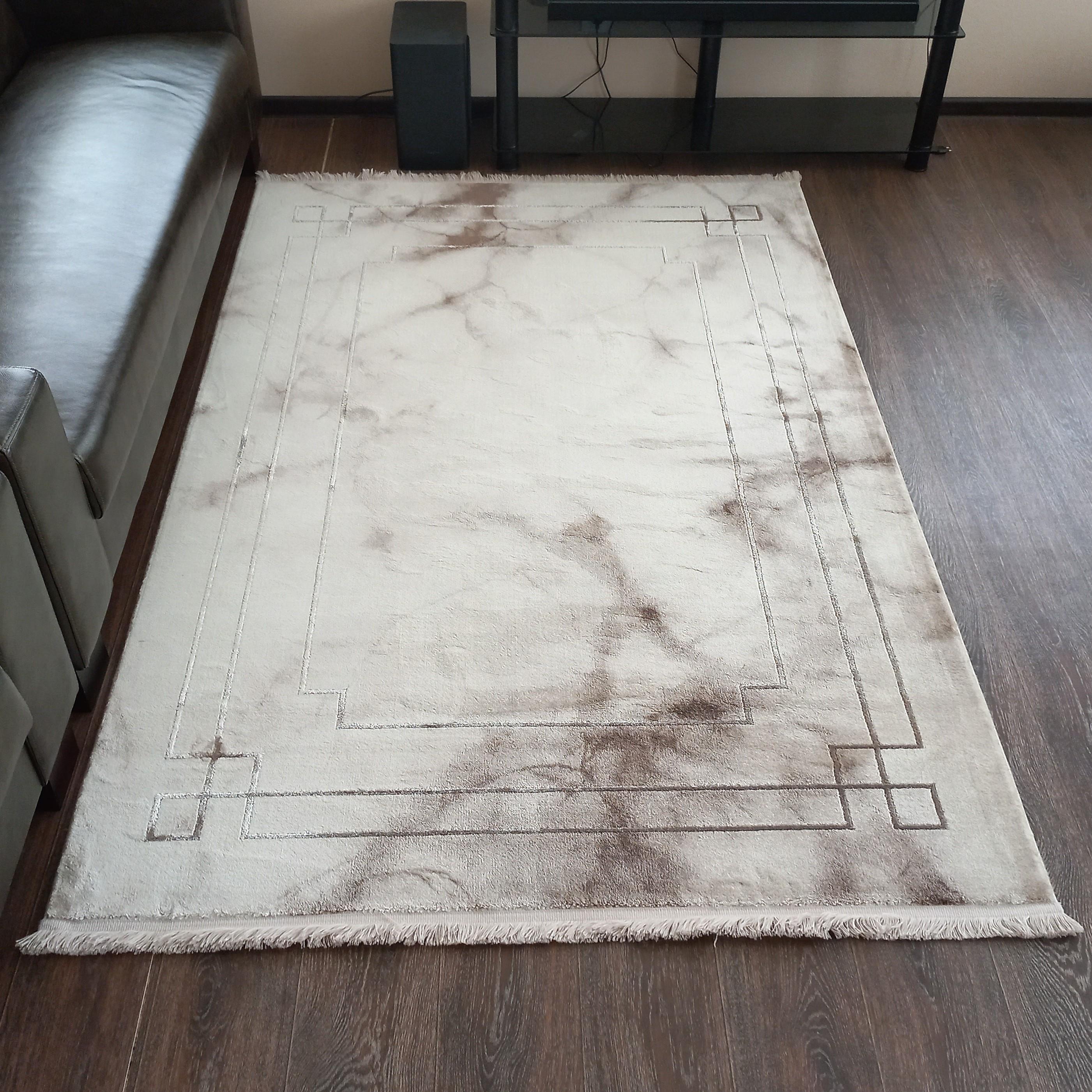 Ковер на джутовой основе Merinos Amiral 23420 1,5х2,3 м Бежевый (7003)