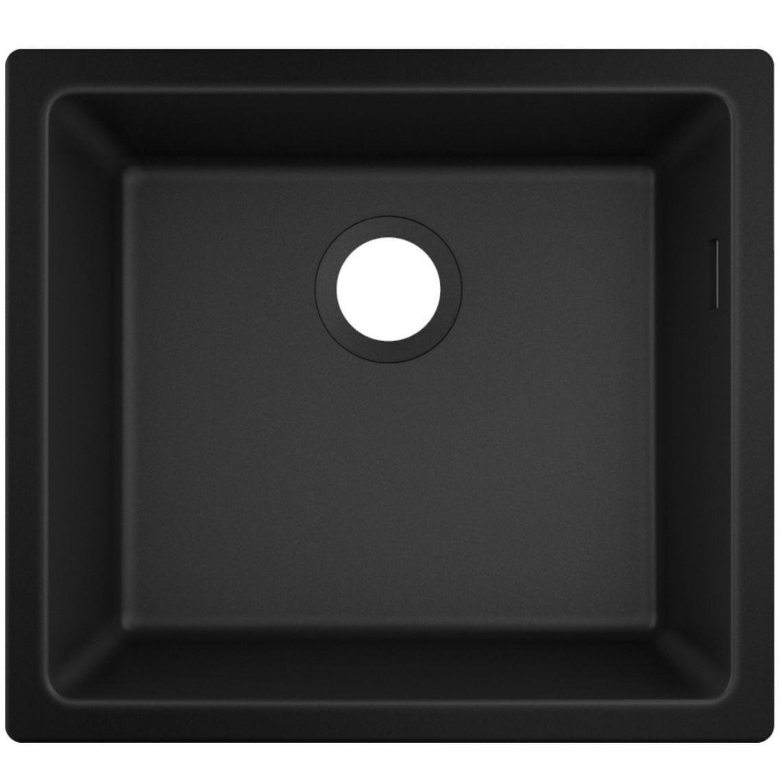 Мийка для кухні Hansgrohe S51 S510-U450 під стільницю 500х450 мм Graphite (43431170)