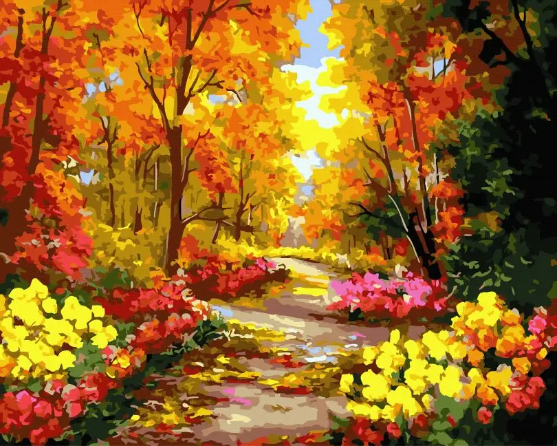 Картина по номерам Brushme Золотой лес 40x50 см (BRM44106)