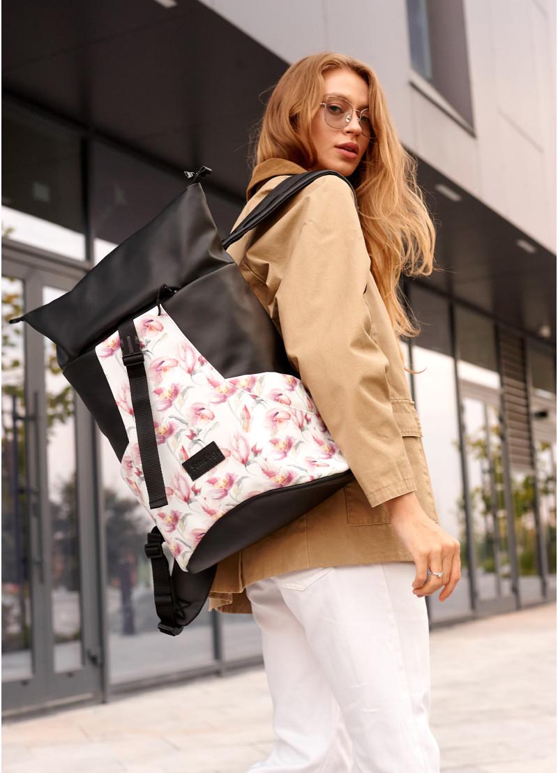 Рюкзак жіночий Sambag RollTopx FLOWERS (24320713) - фото 7 Рюкзак жіночий Sambag RollTopx FLOWERS (24320713) - фото 7