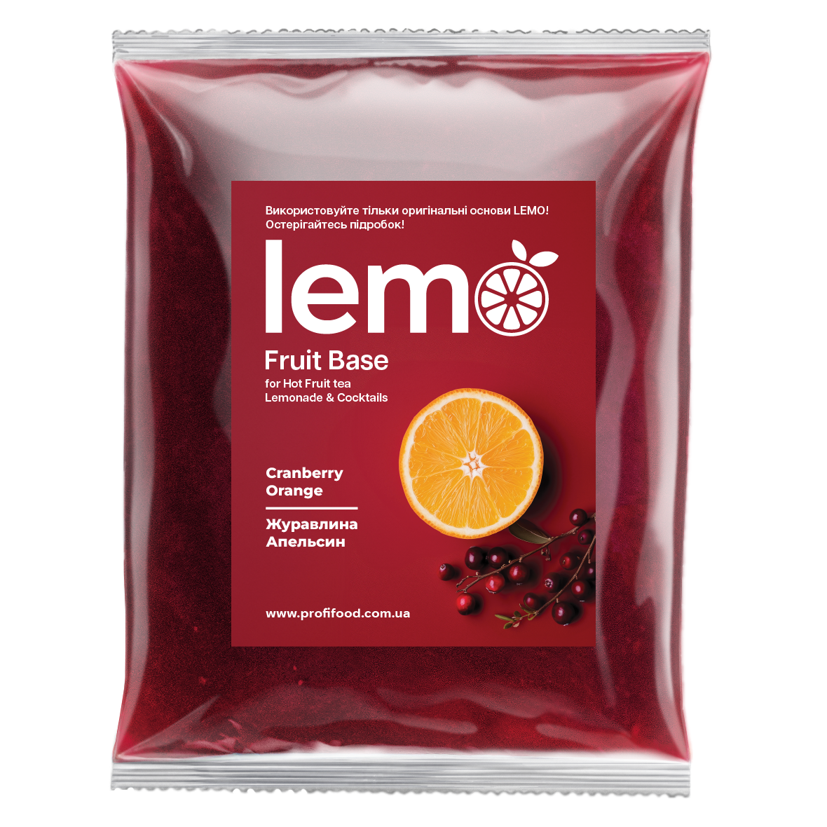 Концентрат Lemo чай пюре журавлина/апельсин 1 кг (11515063)