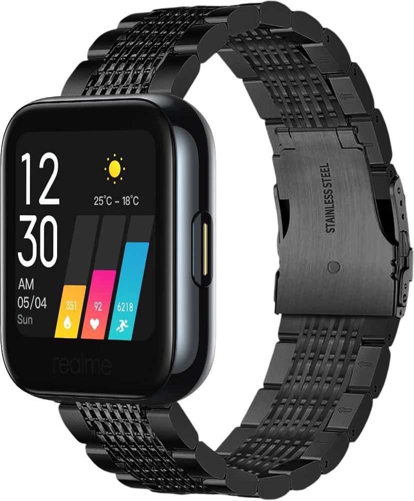 Ремешок металлический Gripix для Realme Watch Black (41762-2B)