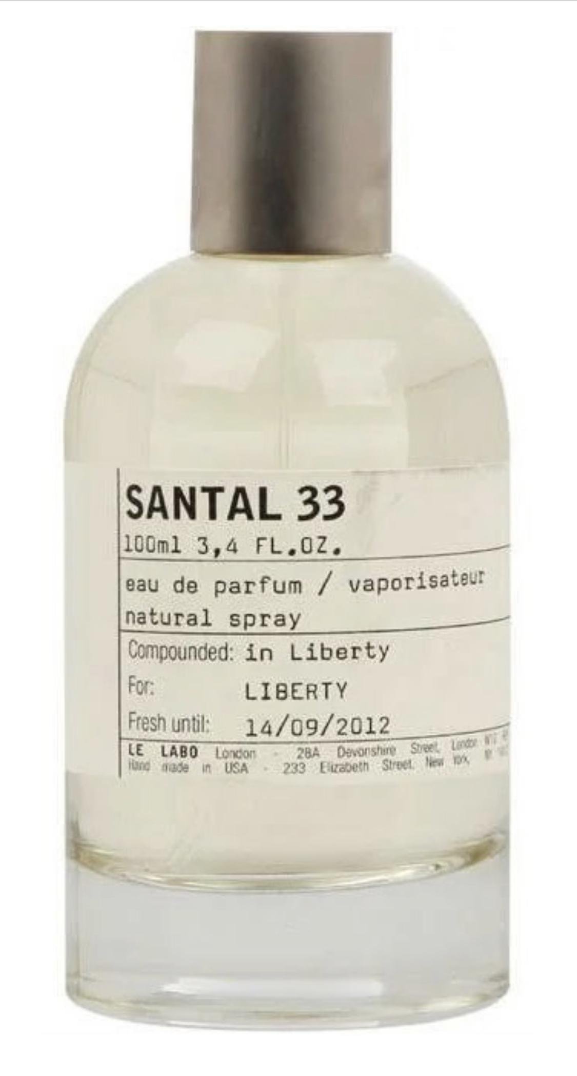 Парфюмированная вода унисекс Le Labo Santal 33 100 мл (15169309)