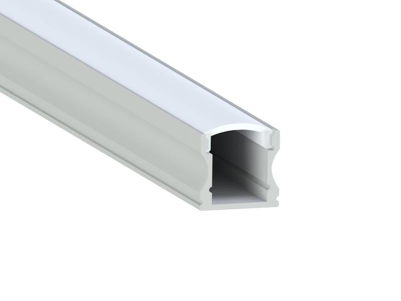 Профиль алюминиевый для светодиодной ленты LEDUA АЛ-04 анодированный накладной 1 м (3981)