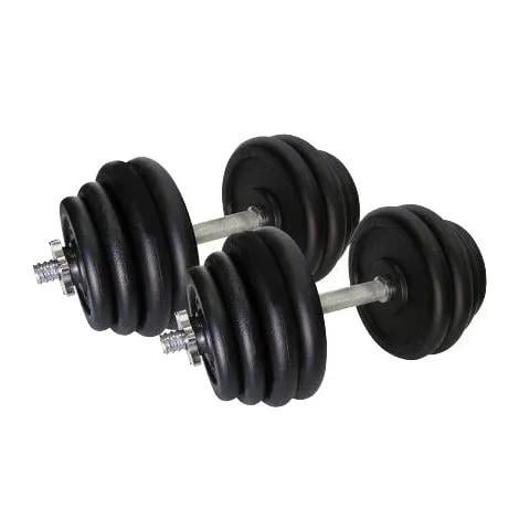 Гантели Newt 2 шт. по 31,5 кг металлические Черный (ML-144-K-21)