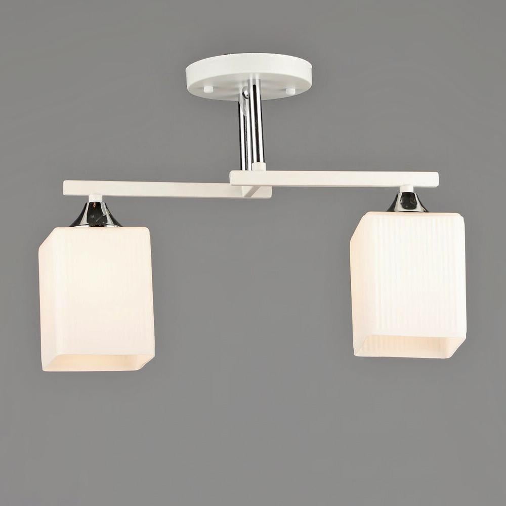 Люстра потолочная Light House SRS-20377/2 WT+CH Белый/Хром