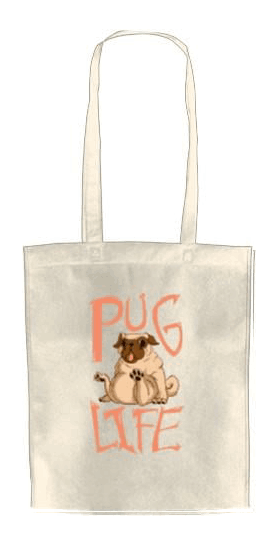 Эко-сумка для шопинга Pug life (316947190-pug-life)