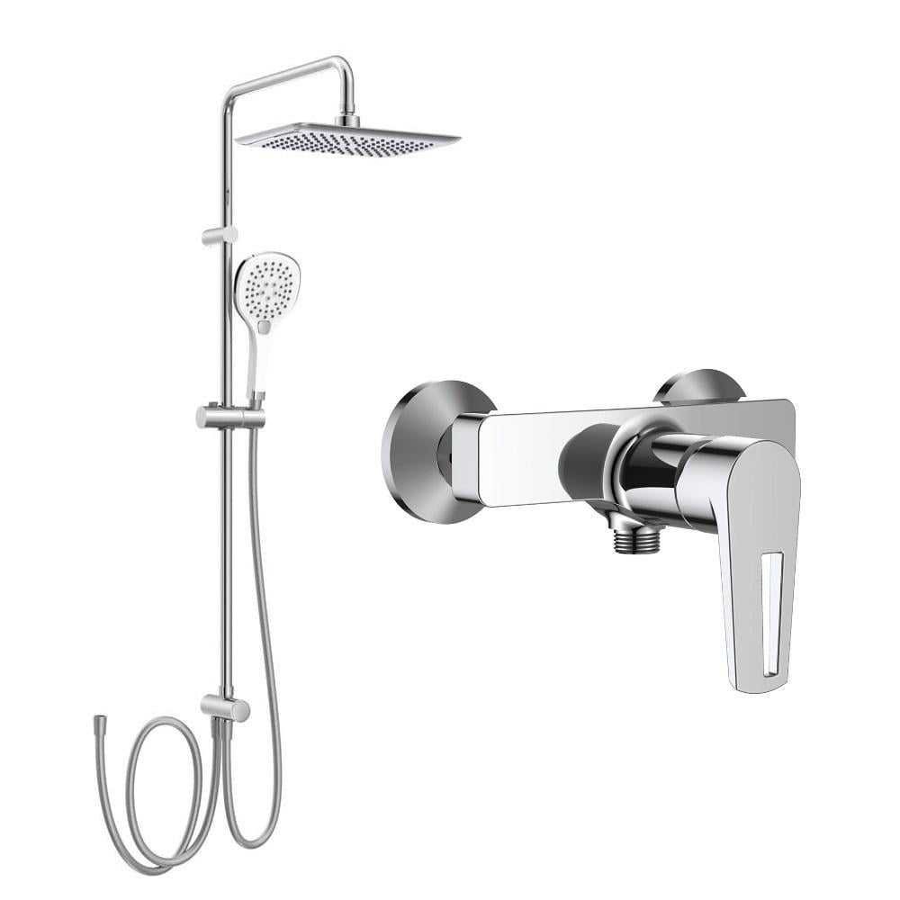 Душевая система со смесителем Imprese BRECLAV/BILA DESNE SET20230607 Хром (172853)