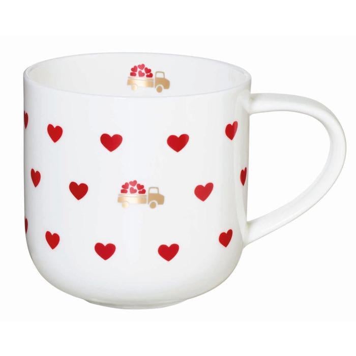 Чашка для кофе ASA-Selection Coppa Gold Грузовик любви фарфор 400 мл (2619424)