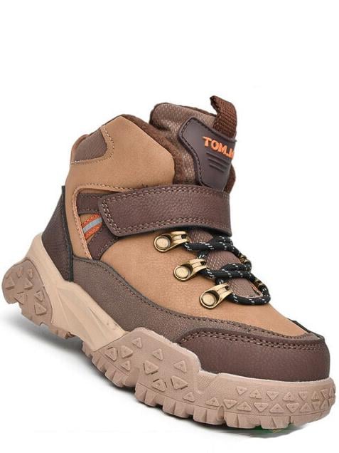 Зимние ботинки на овчине TOM.M N11766D р. 33 Бежевый