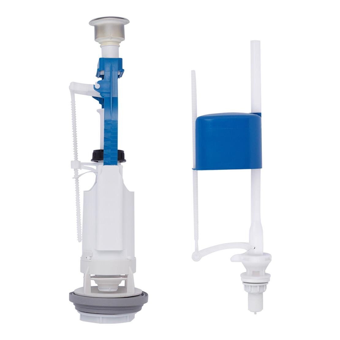 Комплект для бачка унитаза Kroner KRP-KIT6957 с одинарной кнопкой нижний подвод 1/2" (KIT6957)