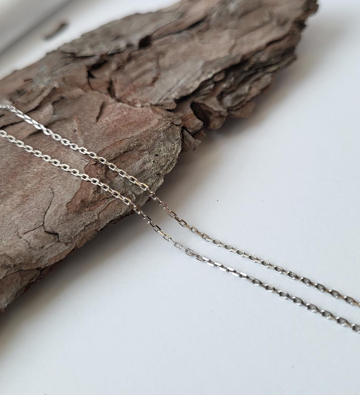 Цепочка серебряная Якорь тонкий 45 см 925 пробы 1,40 г (855р1/45)