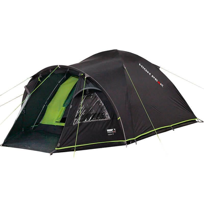 Намет тримісний High Peak Talos 3 Dark Grey/Green (11505)