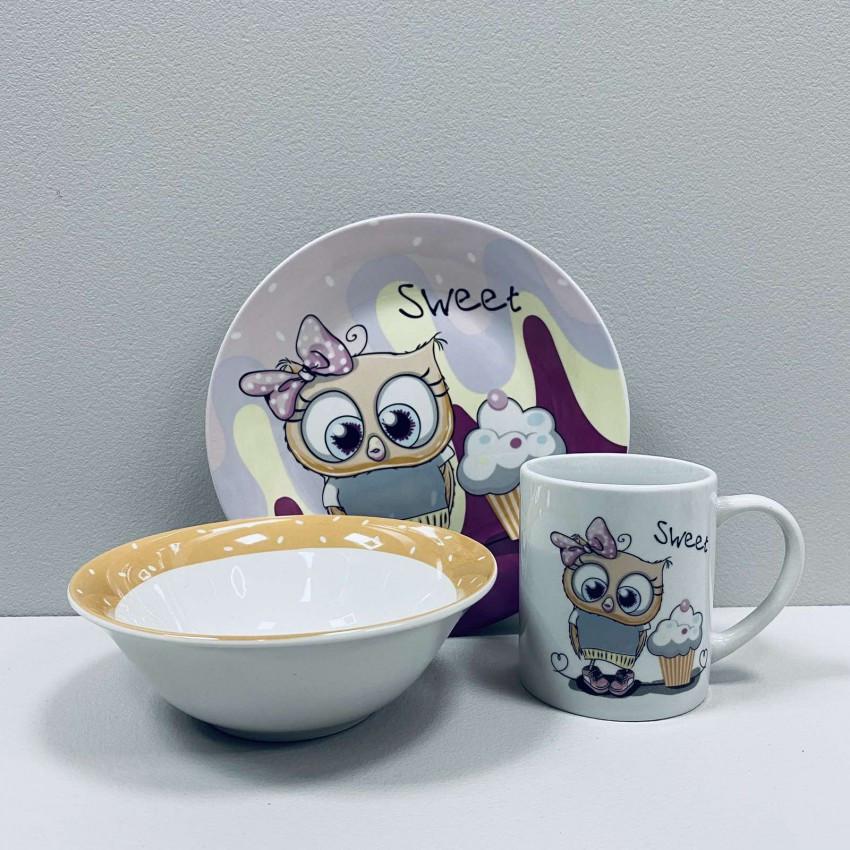 Набор детской столовой посуды Sweet Owl 3 (C525)