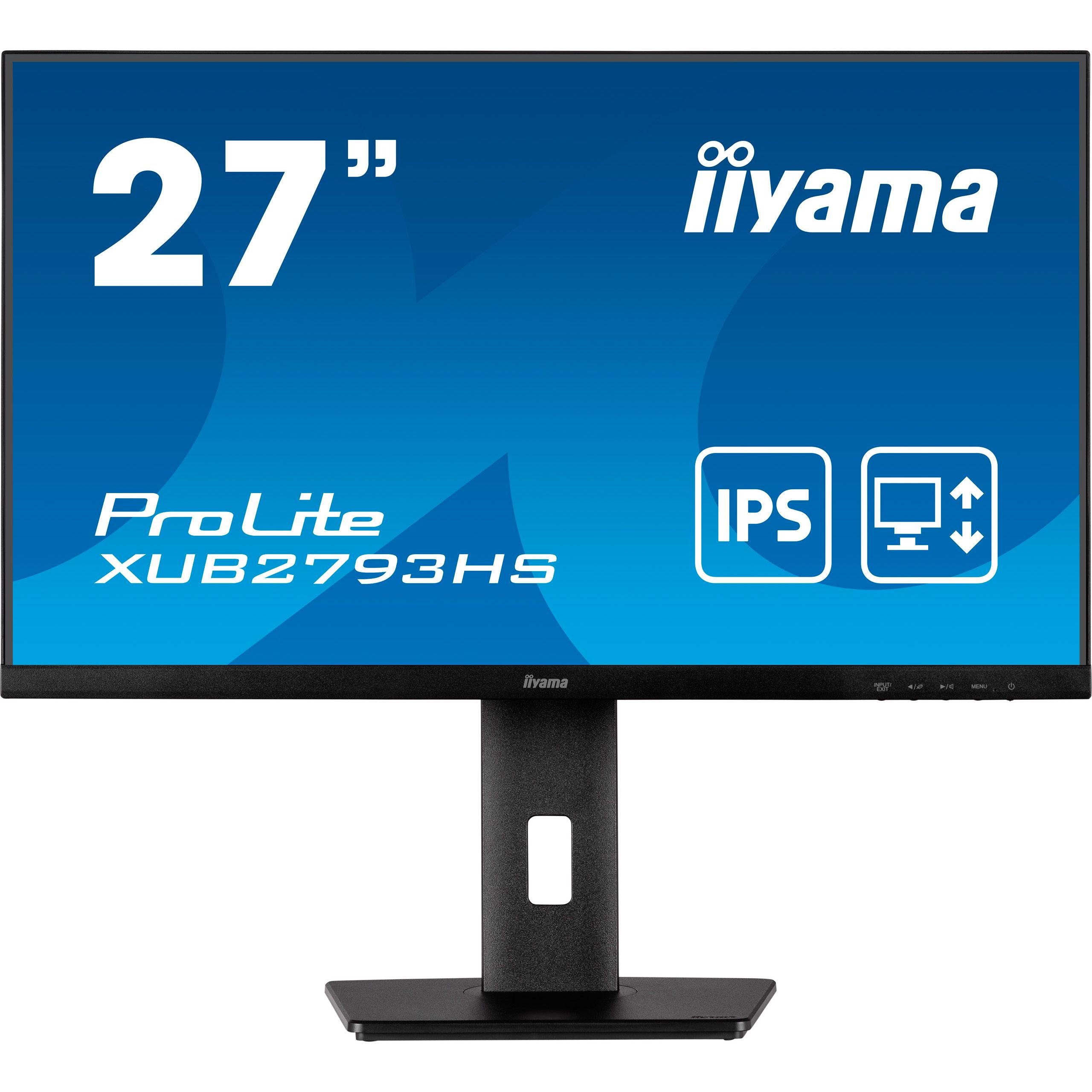 Монітор Iiyama XUB2793HS-B7 1920х1080 IPS 27" Black (a75f7169)