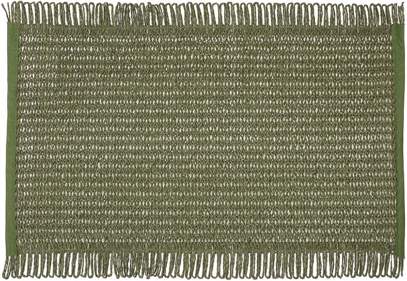 Набор льняных покровителей Rustic Olive 6 шт. 30х45 см