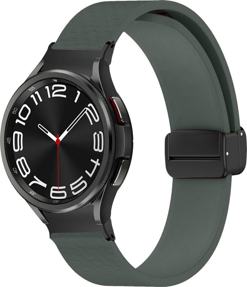Ремешок Oncord для Galaxy Watch 6 Classic 43 мм Dark Grey (35153-25)