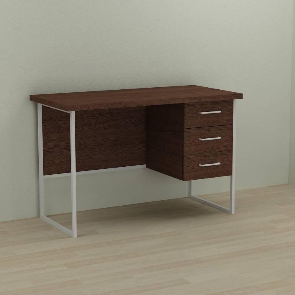 Компьютерный стол Ferrum-decor Гарри ДСП 32 мм 75x120x60 см Белый/Венге (FRD-105749)