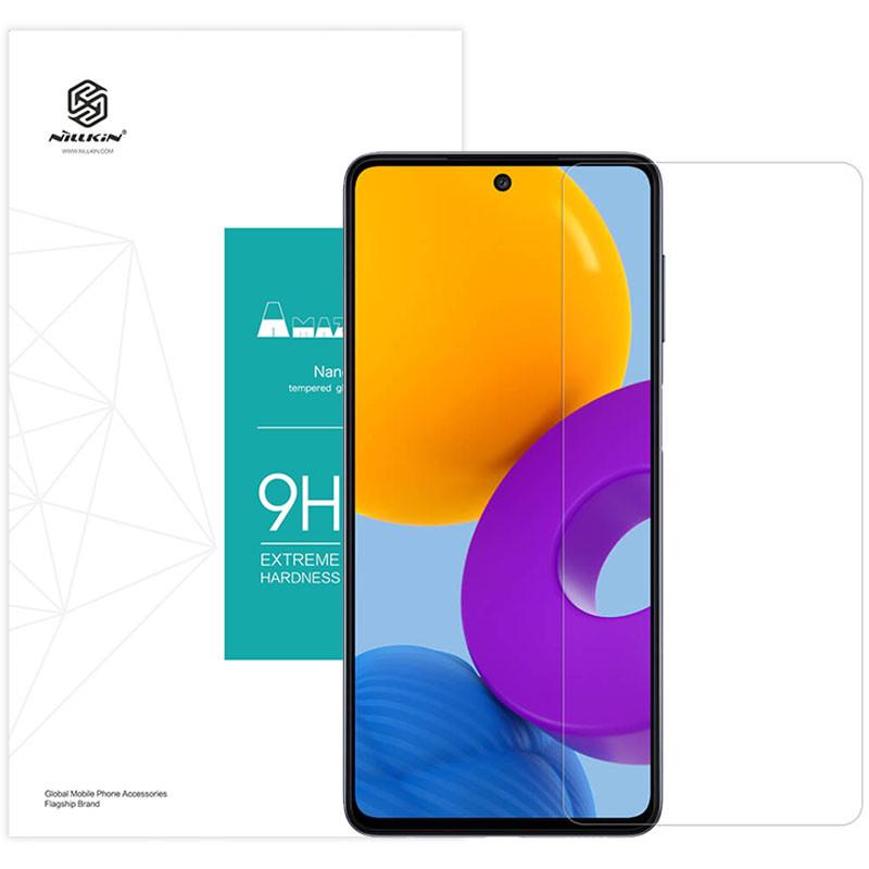 Защитное стекло противоударное Nillkin H для Samsung Galaxy M52 закаленное Прозрачный