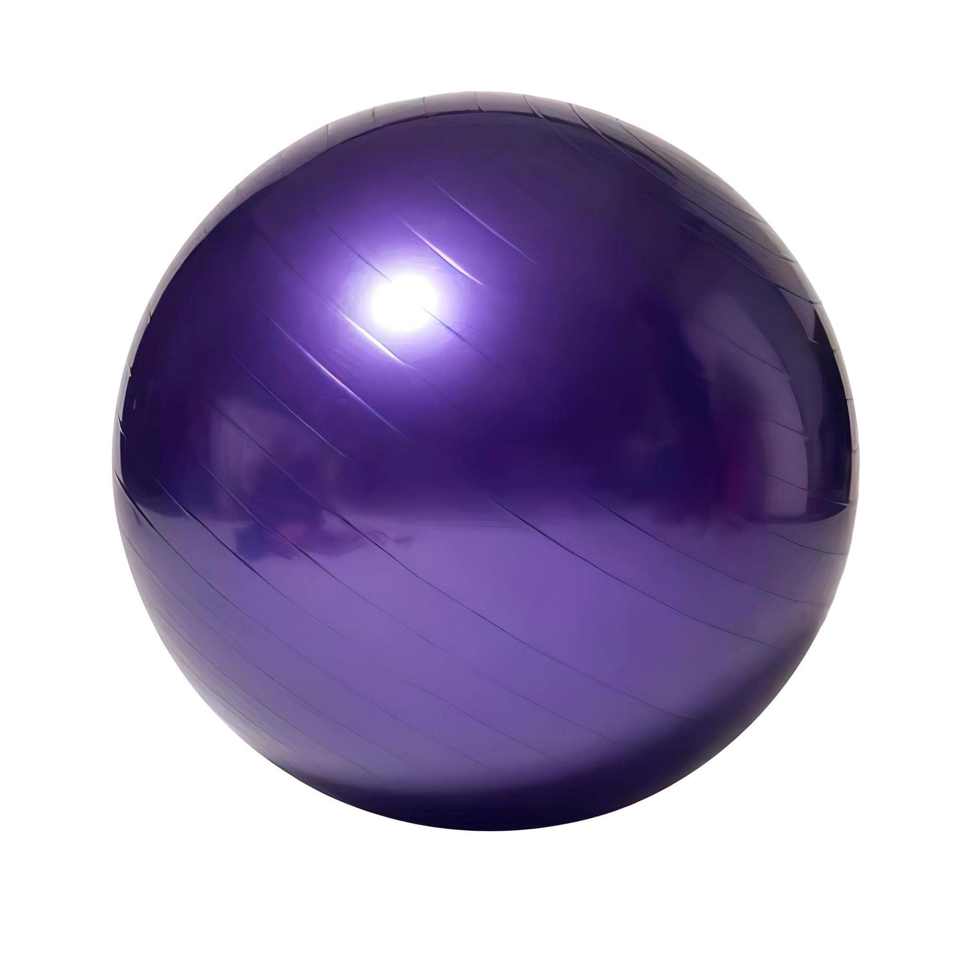 Мяч для фитнеса надувной резиновый Yoga Ball 65 см Фиолетовый (HA-330)