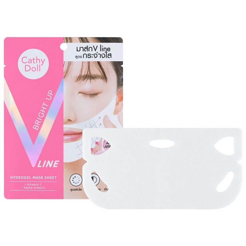 Маска для подтяжки овала лица Cathy Doll V-Line гидрогелевая 18 г (3359898)