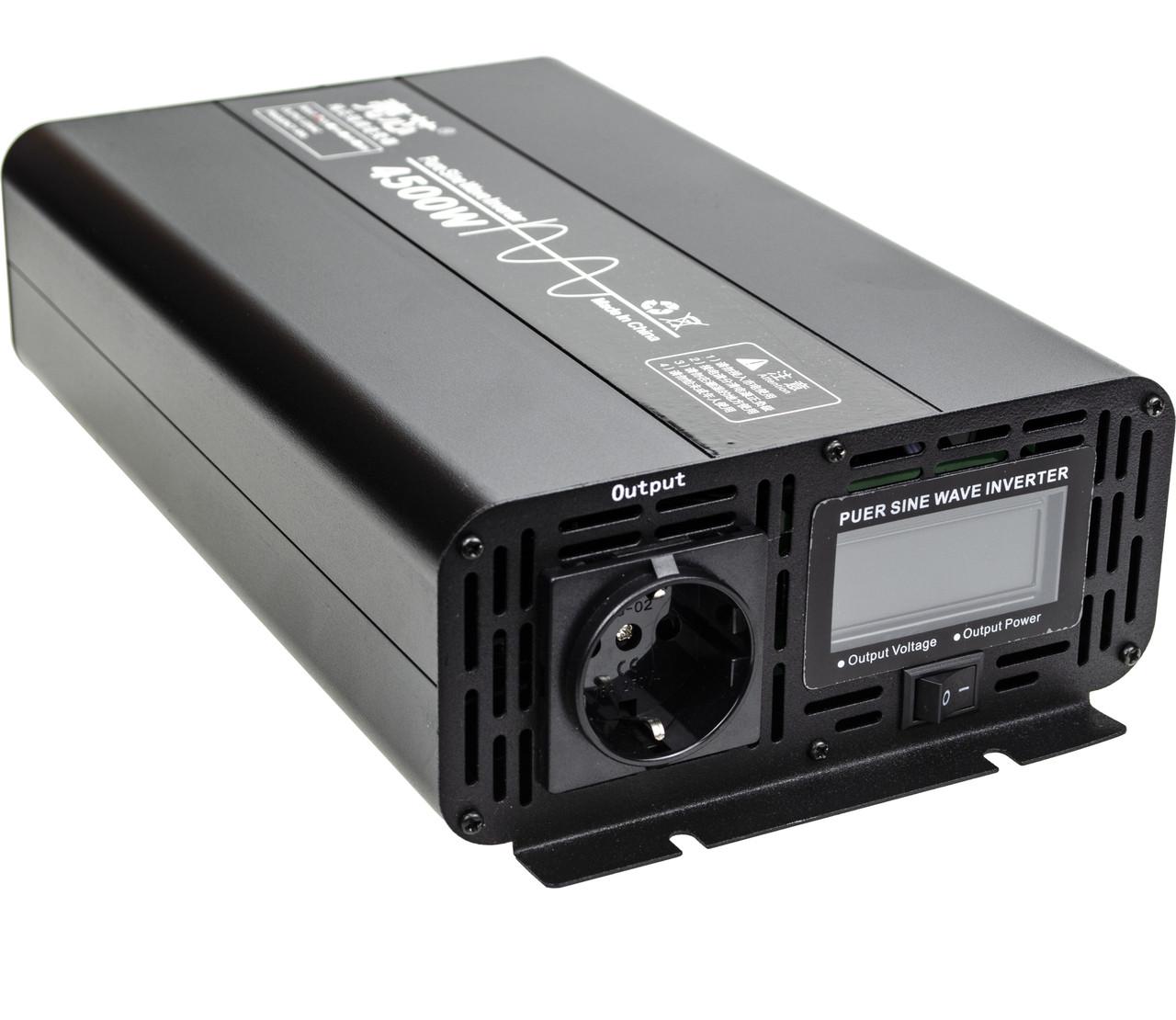 Инвертор 24V-220 KAIX 4500W SIN преобразователь напряжения 24V-220V чистая синусоида 4500 Вт - фото 6