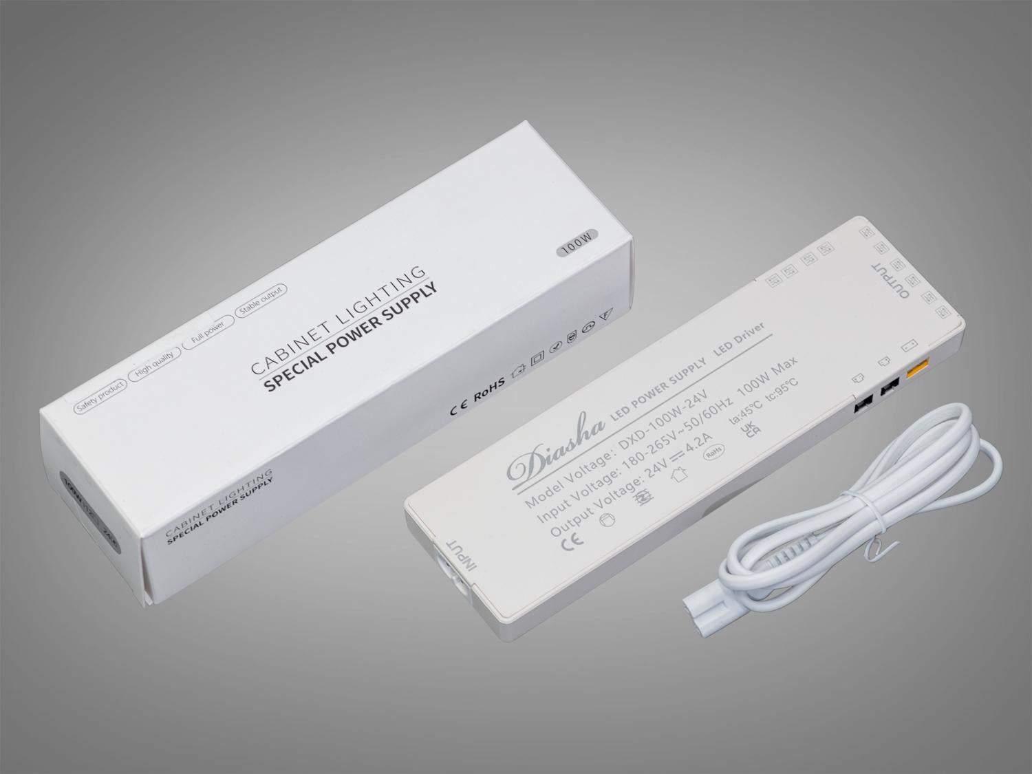 Управляемый блок питания тонкий для LED-ленты 24 В 100 Вт 4,1А (PPF-SY-24V-100w) Управляемый блок питания тонкий для LED-ленты 24 В 100 Вт 4,1А (PPF-SY-24V-100w)