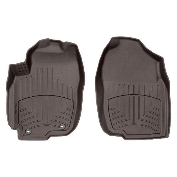 Коврики WeatherTech в салон Toyota RAV4 2013-2018 с бортиком передние 2 шт. Коричневый (475101IM)