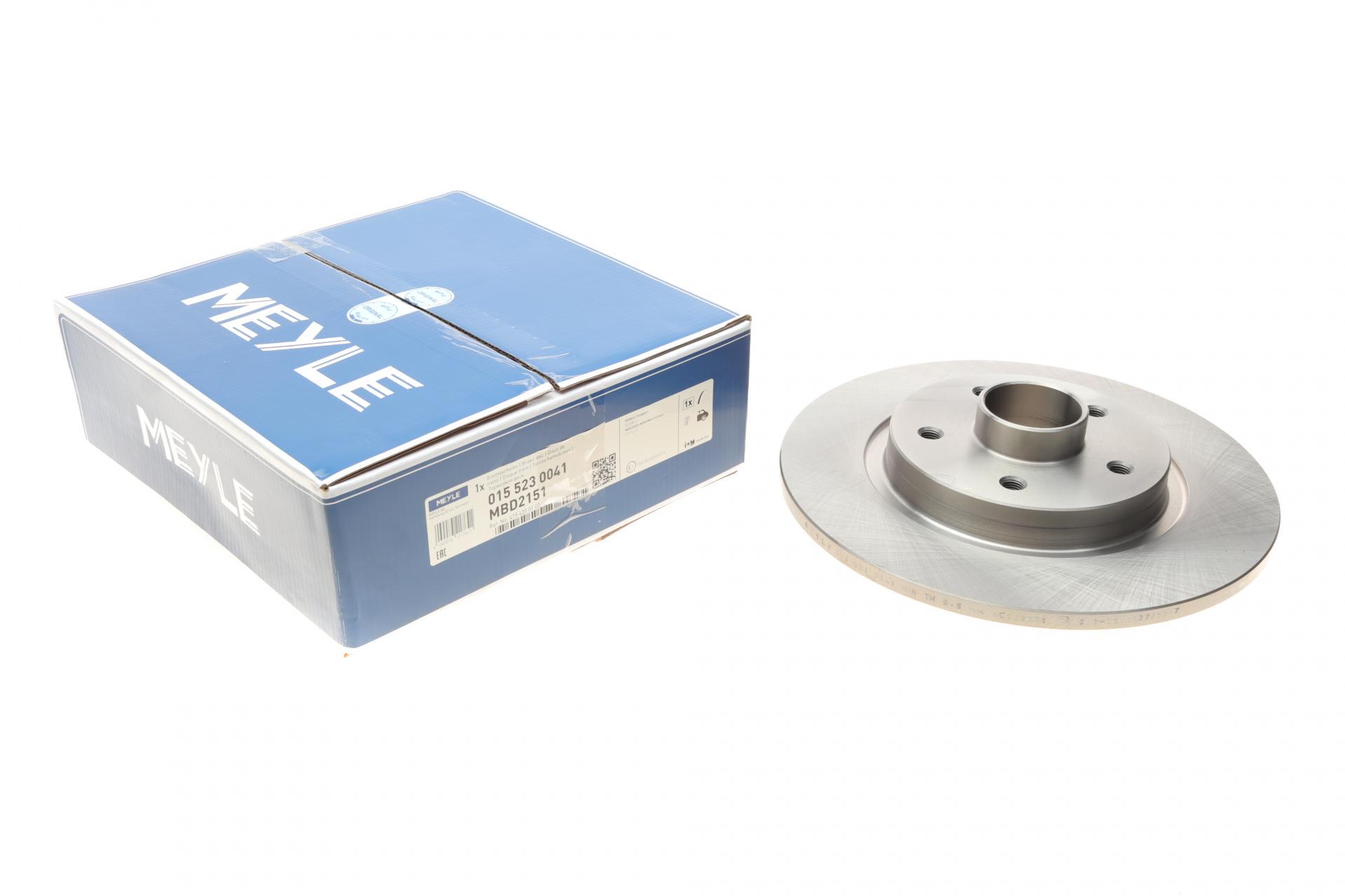 Диск тормозной задний Meyle Renault Kangoo 08-274х11 мм (015 523 0041 MEYLE)