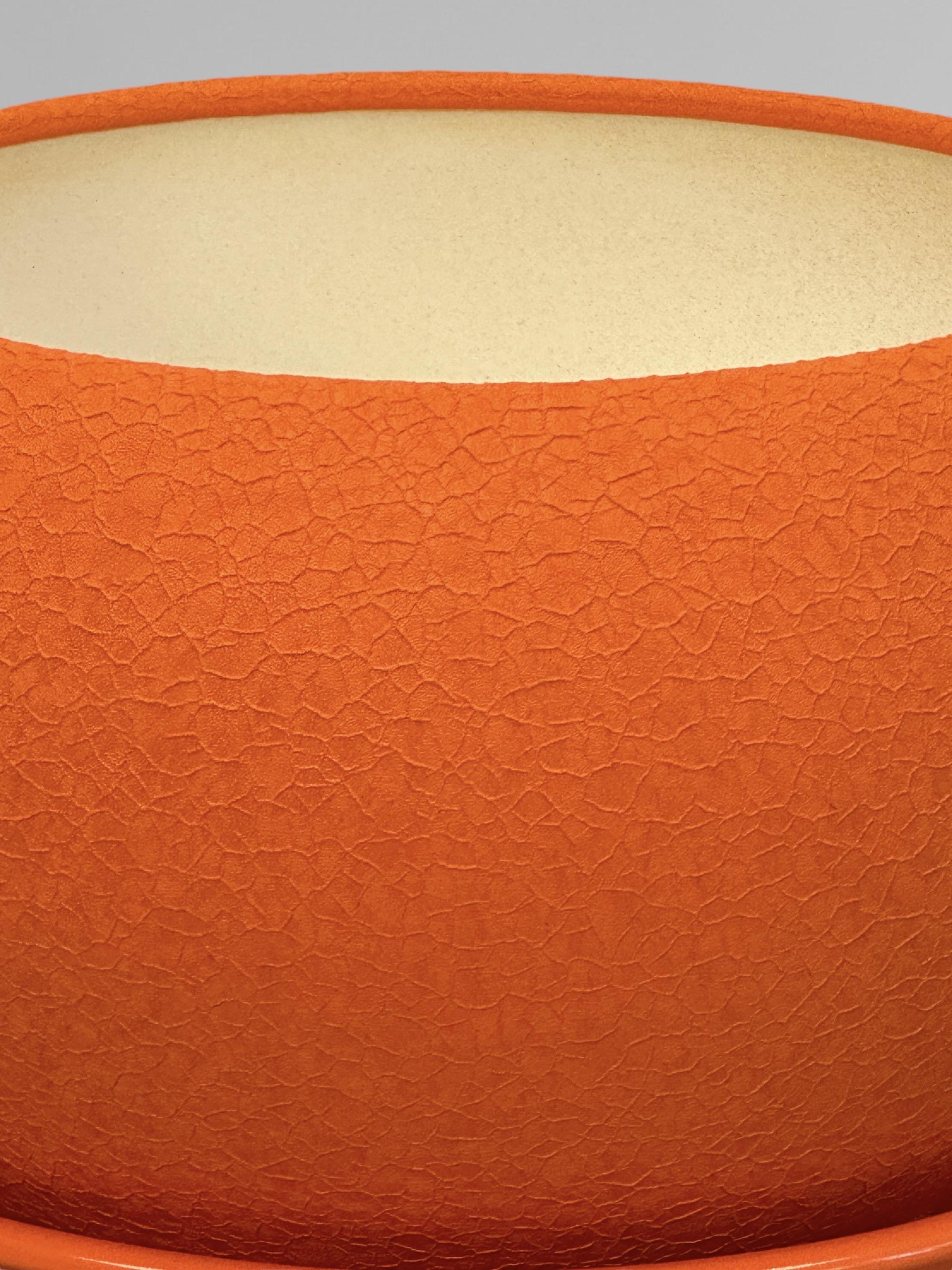 Горщик для квітів керамічний Куля шовк 1,4 л Помаранчевий (Г01018) - фото 3 Горщик для квітів керамічний Куля шовк 1,4 л Помаранчевий (Г01018) - фото 3