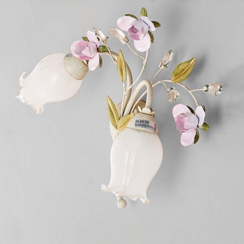 Бра настінне Light House ES-15775/2W на два плафони Білий Бра настінне Light House ES-15775/2W на два плафони Білий